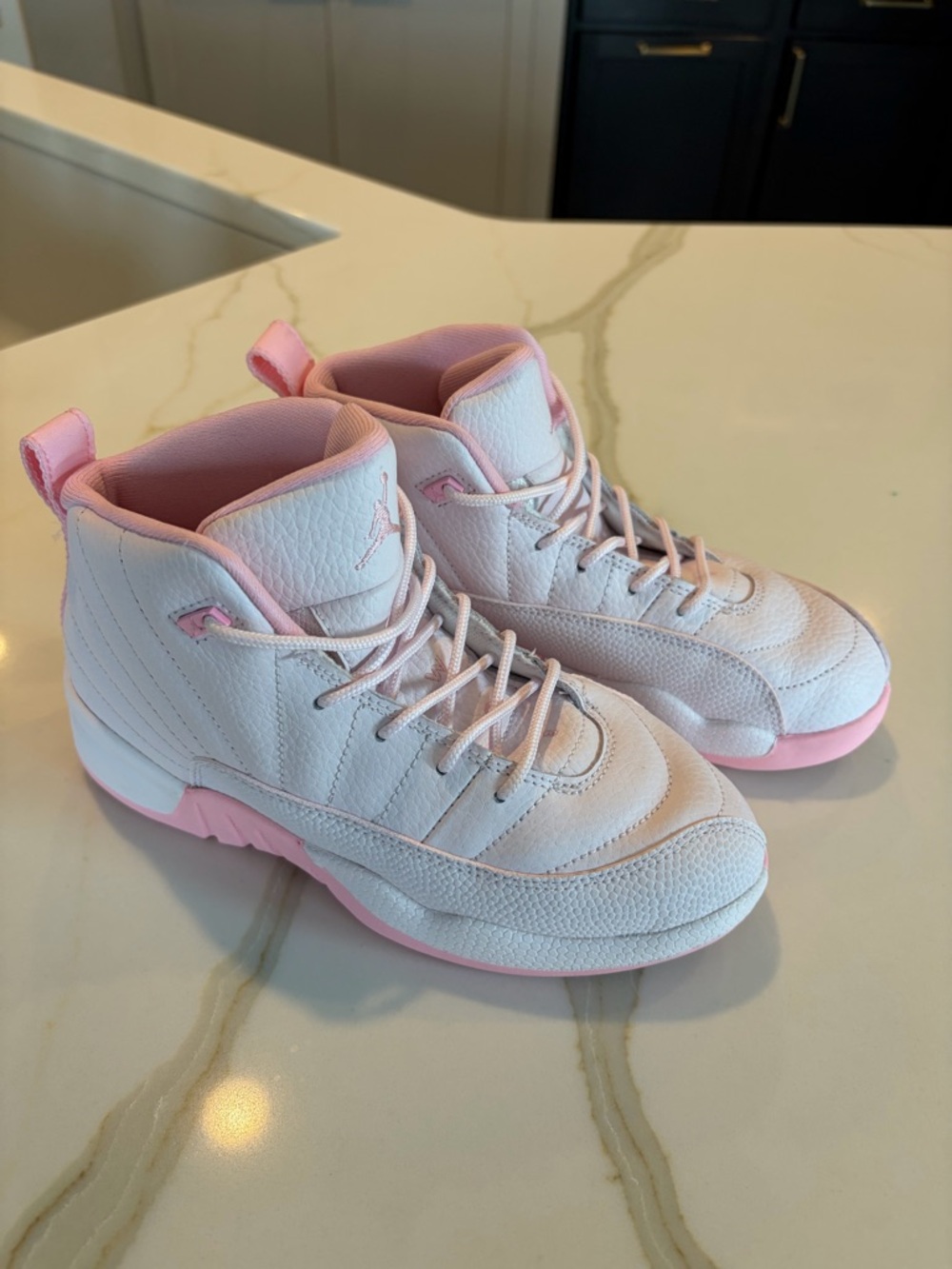 Air Jordan 12 Girls' Pink Shoes size 2Y